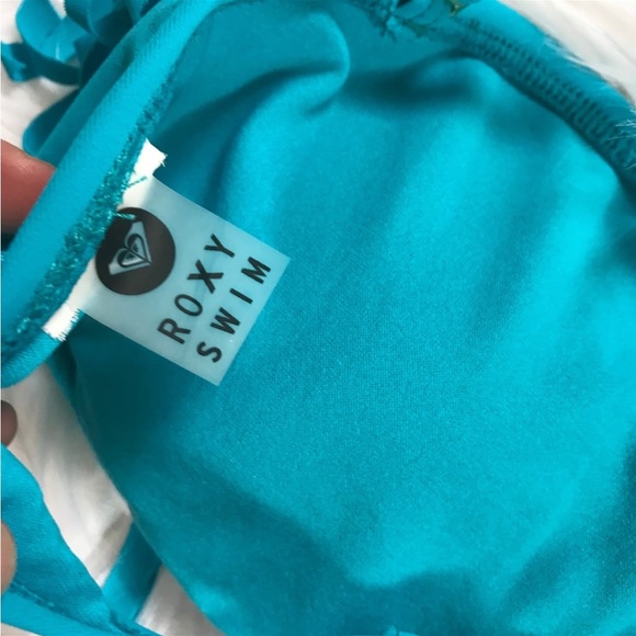 ROXY Caribbean Blue Fringe Bikini Top - Picture 4 of 9
